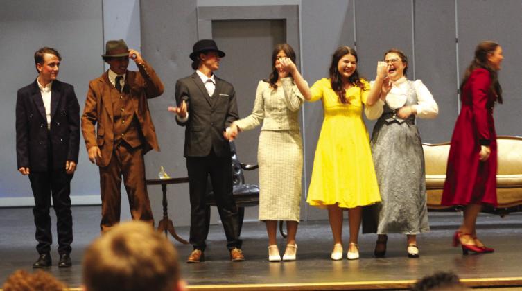 The Clifton High School One-Act Play team performed the light-hearted comedy “Any Body for Tea?” at Clifton ISD’s Performing Arts Center on Tuesday, March 19. Nathan Diebenow | The Clifton Record