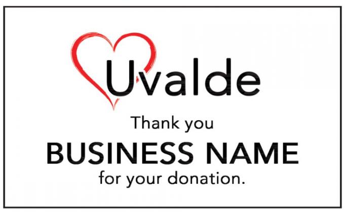 Our Hearts are with Uvalde - Your donation is important