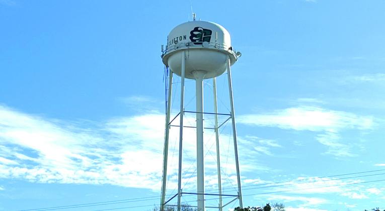 The water tower in Clifton is one of a few municipally-owned towers leased by Internet service providers in Bosque County. Nathan Diebenow | The Clifton Record
