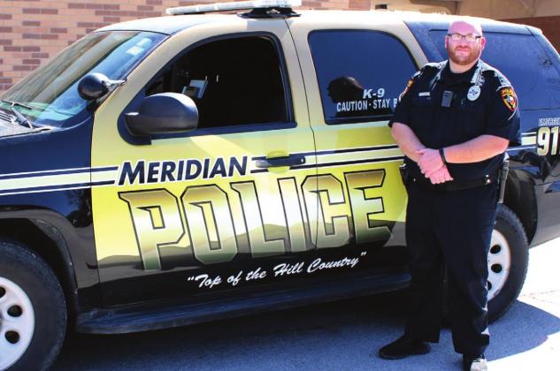 Meridian Police Officer Gage Guinn is assigned to code enforcement and is willing and able to help with questions or concerns about code compliance. Brook DeZavala | Meridian Tribune