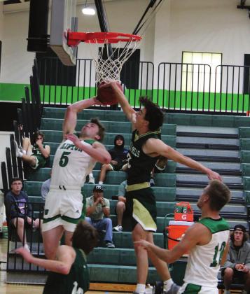 Robert Goodman puts up two points despite the Eagle’s attempt to shut him down. Brook DeZavala | The Clifton Record