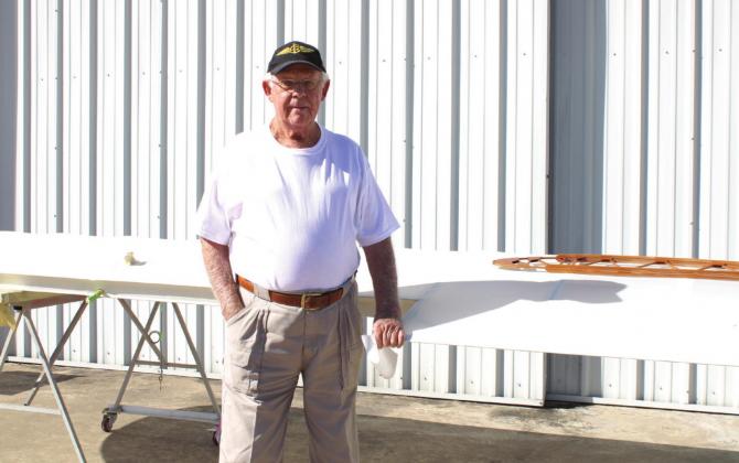 Ashley Barner | The Clifton Record Dal Donner of Wings Aviation rebuilds and refurbishes antique and aerobatic aircrafts at the Clifton Municipal Airport. Donner’s talents with fabric and wood means he is capable of producing museum-quality work.