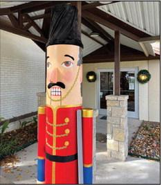 The Nutcracker Village will remain open outside the Bosque Museum through the holiday season to guard the new certificates the museum staff recently acquired from the American Association of State and Local Histories (AASLH). Nathan Diebenow | Meridian Tribune