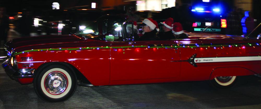 Scenes from Meridian’s lighted Christmas Parade